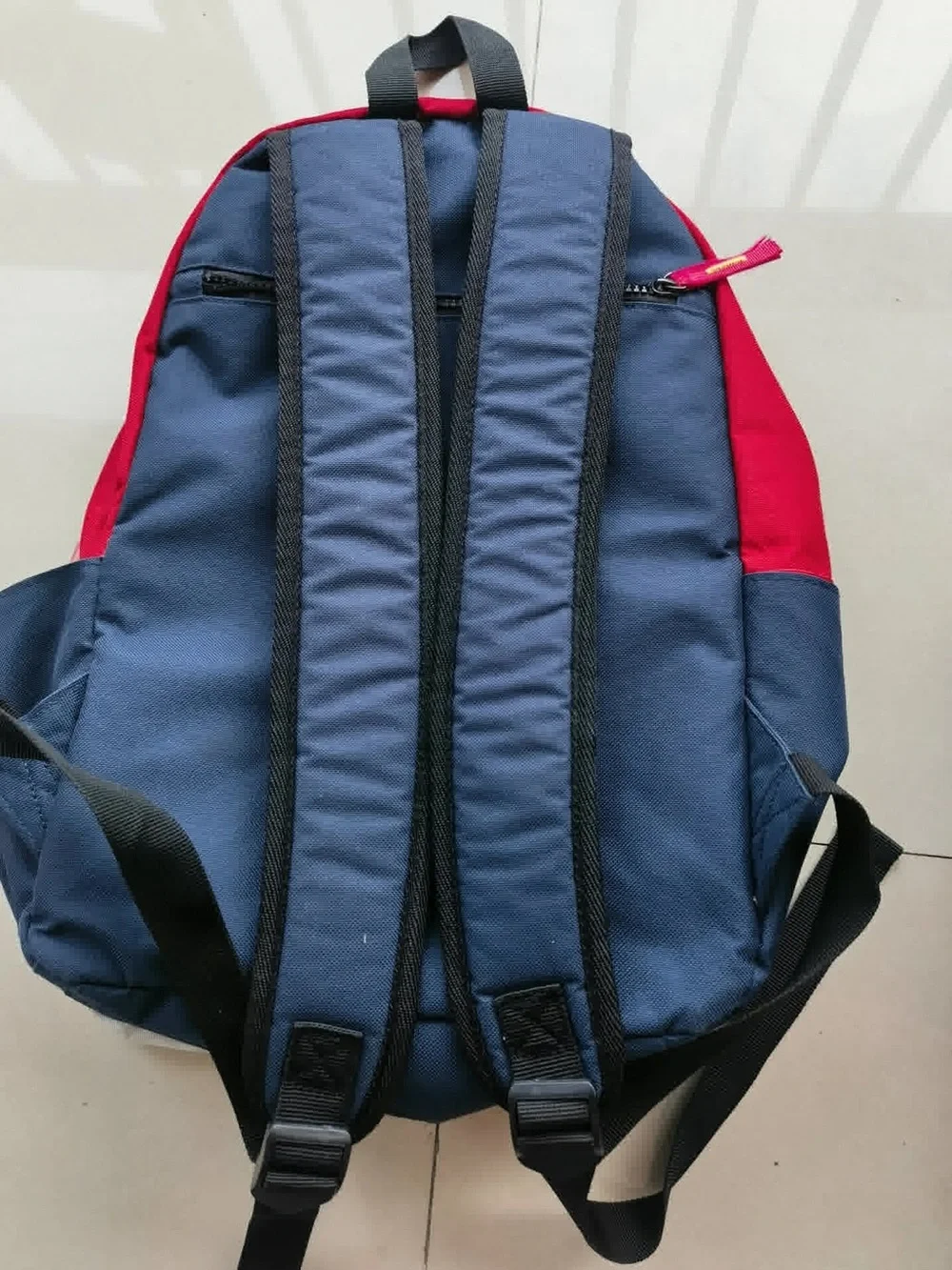 Nautica Colorblock Backpack in White, Yellow, Navy and Red